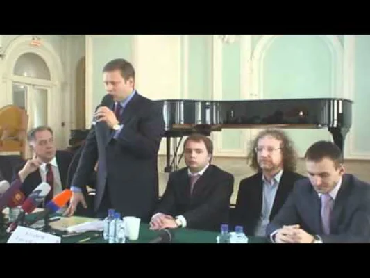 Press conference about the restoration of the Great Hall