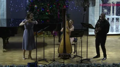 André Jolivet. <i>Pastorale de Noël</i> for flute, bassoon and harp (1943): fragment