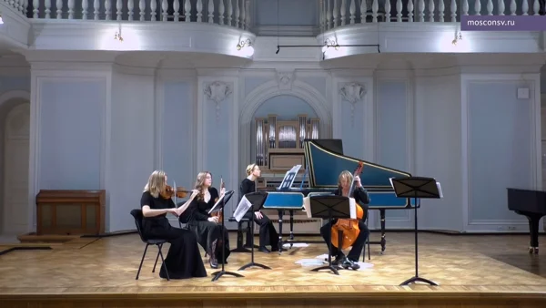 Alessandro Stradella (1643–1682). Trio Sonata in D minor for violin, viol and basso continuo