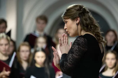 Ю.А. Фалик, сл. А.С. Пушкина, «Бесы». Дирижёр Красикова Ксения (класс профессора Н.П. Королёвой)