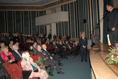 Выступление ректора Московской консерватории А. С. Соколова.
