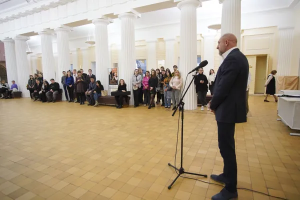 Приветственное слово проректора по учебной и методической работе, Заслуженного работника культуры РФ, профессора Н.И. Тарасевича