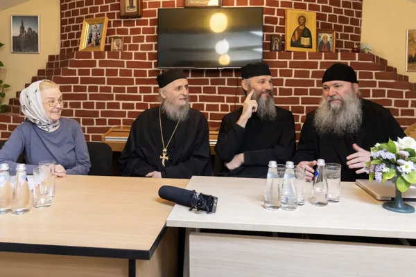 Встреча в подворье Валаамского монастыря