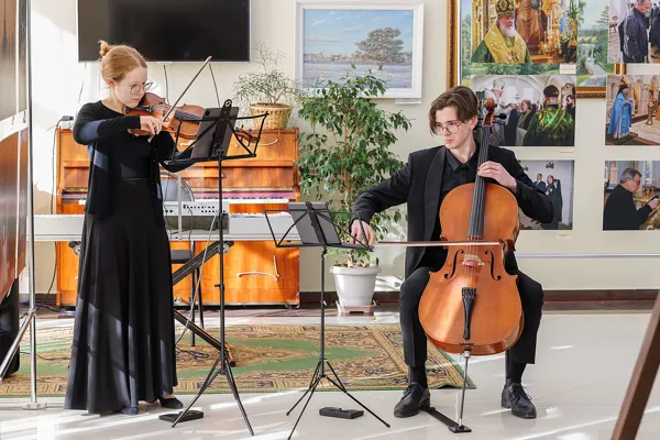 Концерт в Центральном военном клиническом санатории «Архангельское» для участников Специальной Военной операции и сотрудников санатория