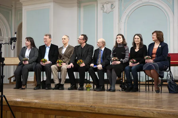 Члены жюри II Международного конкурса клавесинистов имени А. М. Волконского.