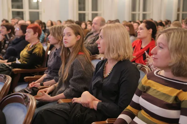 В Рахманиновском зале консерватории состоялась презентация мультимедийного проекта российских композиторов Николая Попова и Александра Хубеева «Биомеханика 2.0».