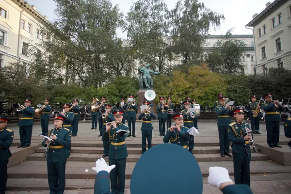 155 лет Московской консерватории! Играет Центральный военный оркестр Министерства обороны России

