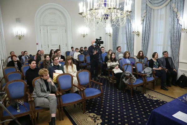 Церемония объявления итогов конкурса и вручение дипломов лауреатам. XV Всероссийский конкурс по теории, истории музыки и композиции имени Ю. Н. Холопова для учащихся профессиональных образовательных учреждений. Конференц-зал Московской консерватории