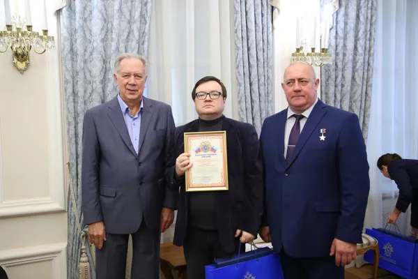 Благодарственное письмо СК РФ Художественному руководителю дирижёру симфонического оркестра студентов консерватории Валееву Вячеславу Ахметовичу