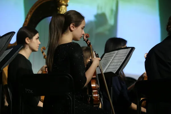 На сцене Малого зала Камерный оркестр «Ad Parnassum»