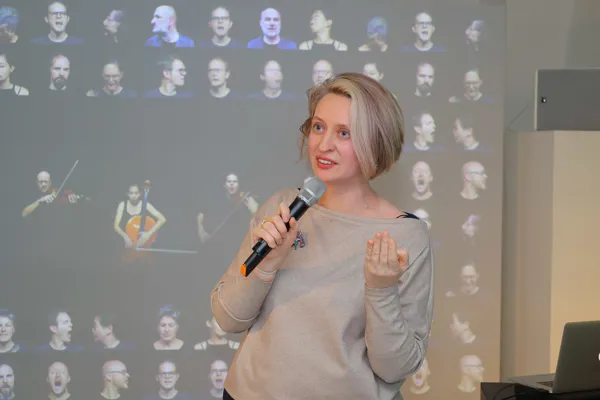 Лекция на открытии выставки «Музыка машин» в новом пространстве консерватории