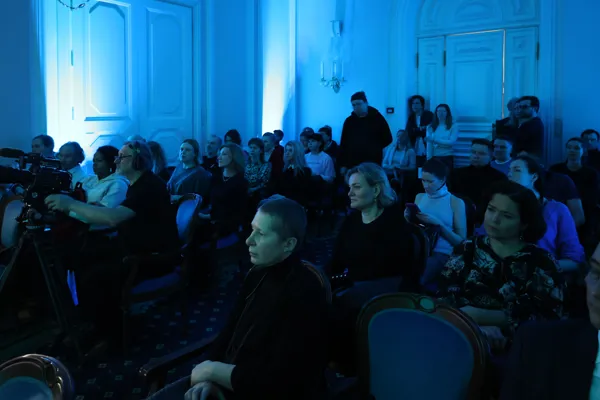 Паблик-ток перед концертом-открытием IV Мультимедийного фестиваля современной музыки «Биомеханика». Конференц-зал
