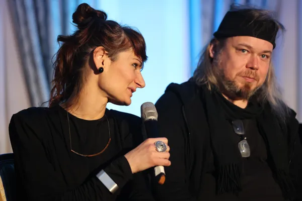 Выступает Анна Титовец, медиахудожник, куратор экспозиции Музея криптографии