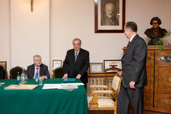 A meeting of the Moscow Conservatory Board of Trustees