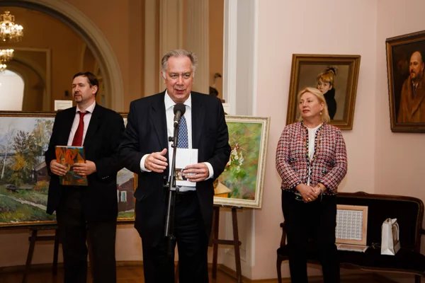 The opening of Boris Klementyev’s exhibition at the Great Hall foyer