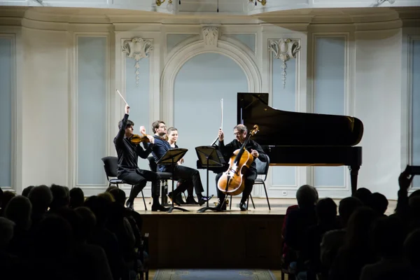 Fyodor, Alexander & Ivan Rudins: violin, cello and piano