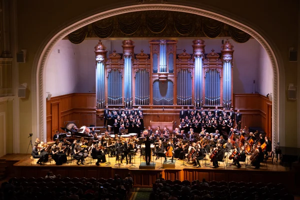 The <i>Sobibor</i> film score. A rehearsal and a concert