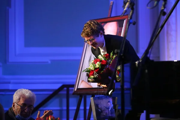 The pianist Pavel Kolesnikov at the Small Hall