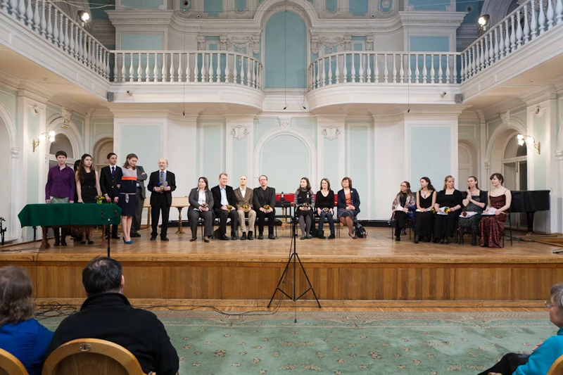 Церемония закрытия 2-го Международного конкурса клавесинистов им. А.М.Волконского