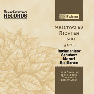 Sviatoslav Richter (piano). Live in Grand Hall of the Moscow Conservatory