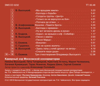 «Дорогами Высоцкого» — back